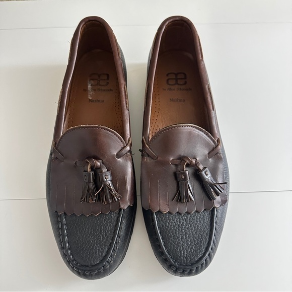 Allen Edmonds Men's Nashua Tassel Loafers in Black Brown Colors Narrow Fit sz 11 - Picture 3 of 15